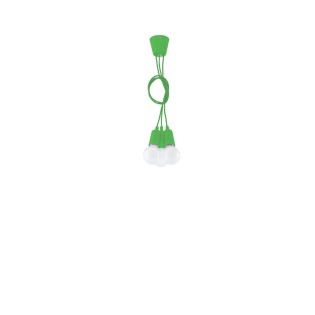Pendant lamp Tina, green, 3 lights