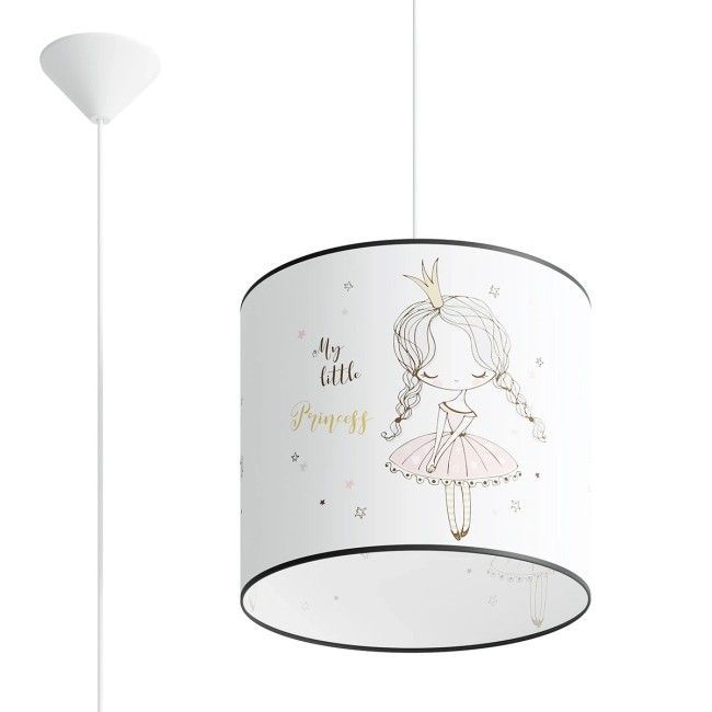 Children's pendant lamp Fame 30, multicolour