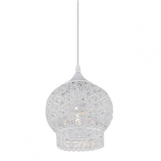 Arabic pendant lamp NADOR white