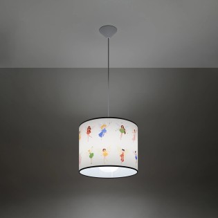 Children's pendant lamp Alice 30, multicolour