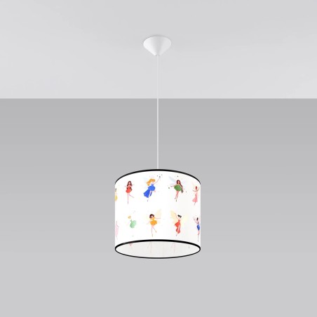 Children's pendant lamp Alice 30, multicolour
