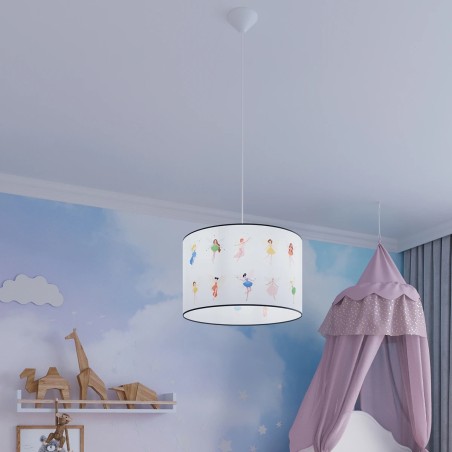 Children's pendant lamp Alice 30, multicolour