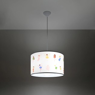 Children's pendant lamp Alice 40, multicolour