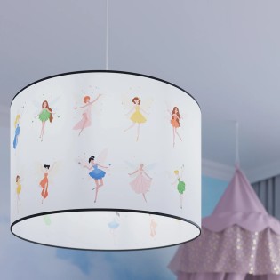Children's pendant lamp Alice 40, multicolour
