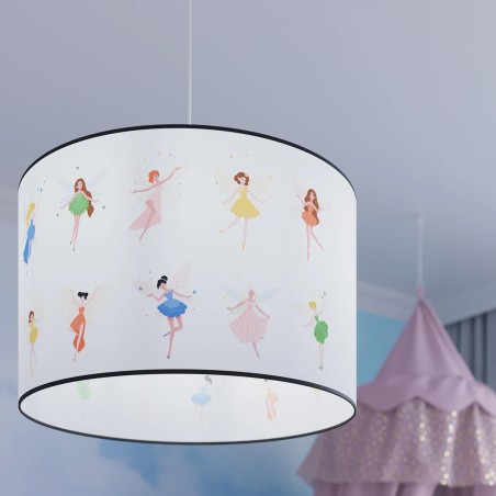 Children's pendant lamp Alice 40, multicolour