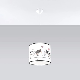 Children's pendant lamp Onba 30, multicolour