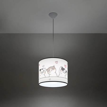Children's pendant lamp Onba 30, multicolour