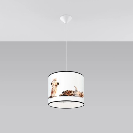 Children's pendant lamp Altae 30, multicolour