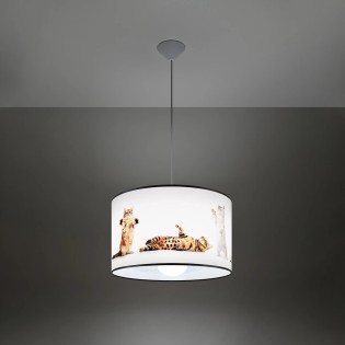 Children's pendant lamp Altae 40, multicolour