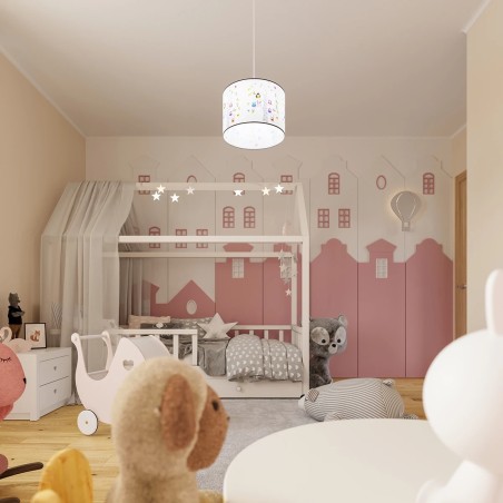 Children's pendant lamp Moxa 30, multicolour