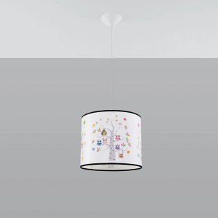 Children's pendant lamp Moxa 40, multicolour