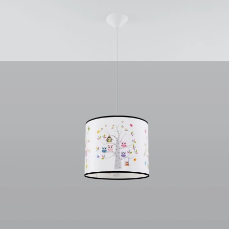 Children's pendant lamp Moxa 40, multicolour