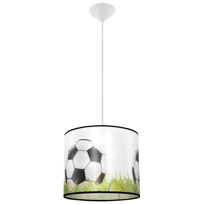 Children's pendant lamp Grass 30, white/black