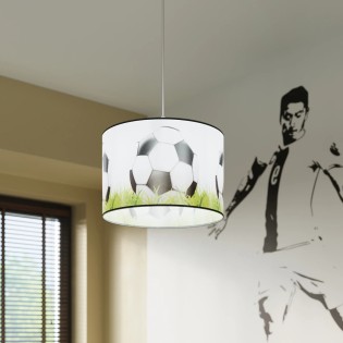 Children's pendant lamp Grass 30, white/black