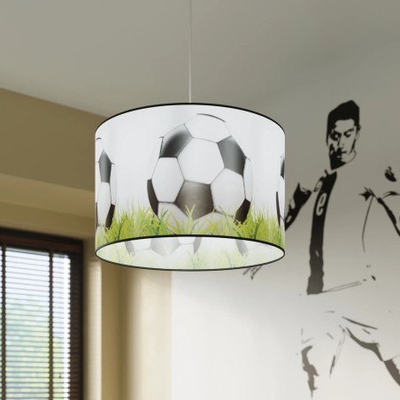Children's pendant lamp Grass 40, white/black
