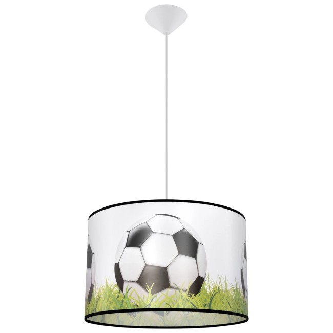 Children's pendant lamp Grass 40, white/black