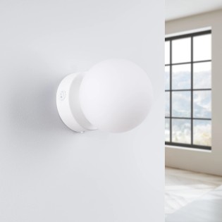 Wall light Vaba white, 1 light