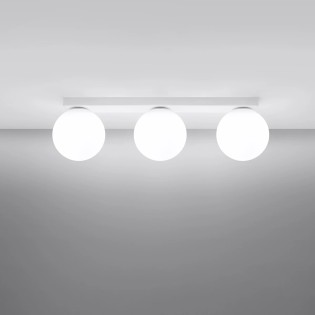 Linear spotlight Eaus white, 3 lights