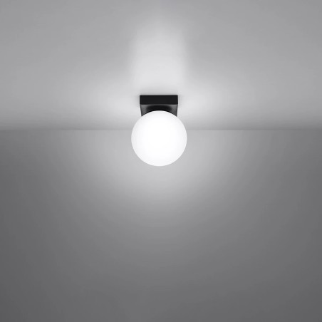 Surface spotlight Eaus black, 1 light