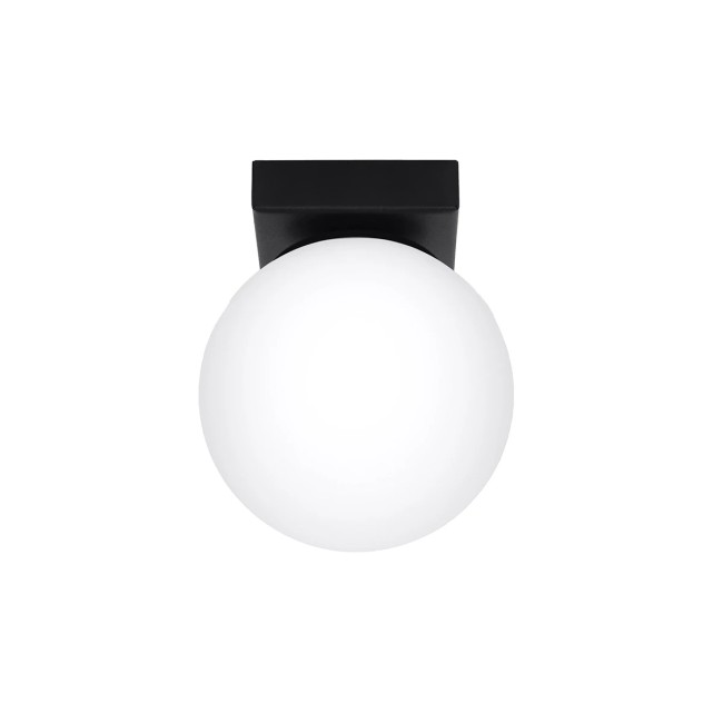 Surface spotlight Eaus black, 1 light