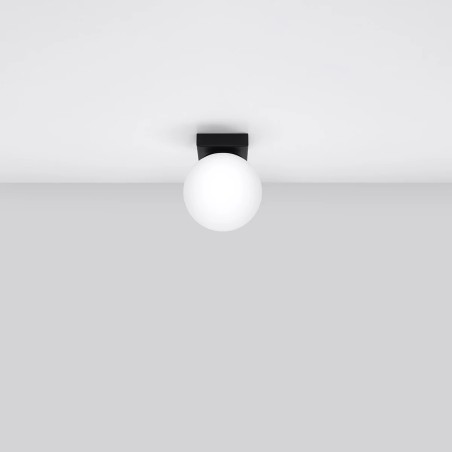 Surface spotlight Eaus black, 1 light