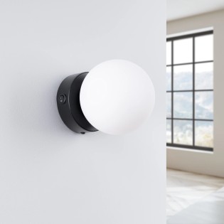 Wall light Vaba black, 1 light