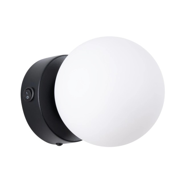 Wall light Vaba black, 1 light