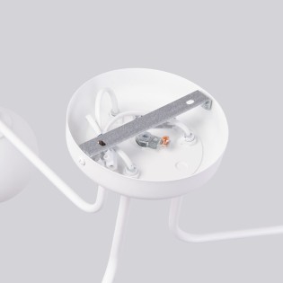 Pendant light Cumo, white, 3 lights