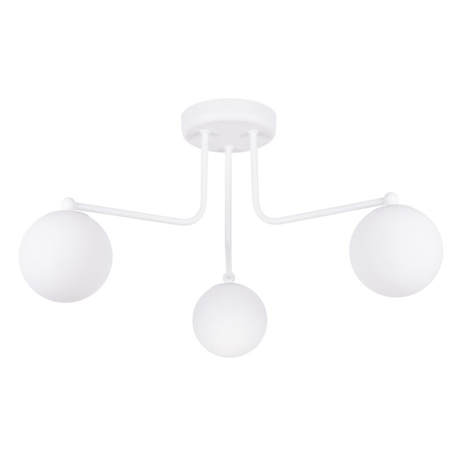 Pendant light Cumo, white, 3 lights