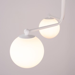 Pendant light Cumo, white, 3 lights