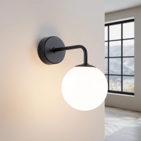Wall light Cumo, black