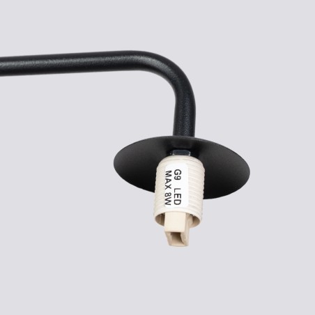 Wall light Cumo, black