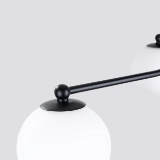 Pendant light Cumo, black, 3 lights