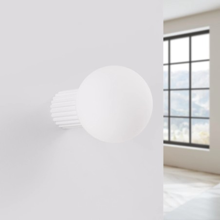 Wall light Mido, white
