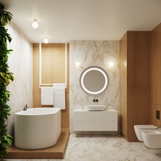 Surface spotlight Mido, white