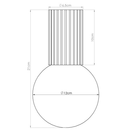 copy of Lámpara colgante Nato gris, 1 luz