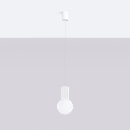 Pendant light Mido, white