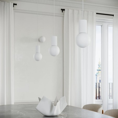 Pendant light Mido, white