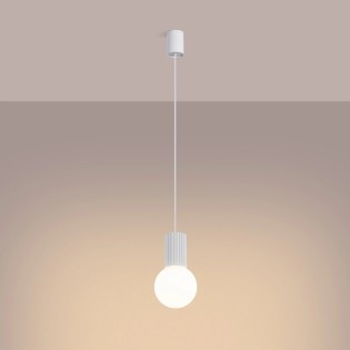 Lámpara colgante Nato gris, 1 luz