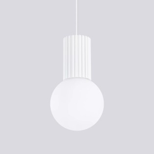 Lámpara colgante Nato gris, 1 luz