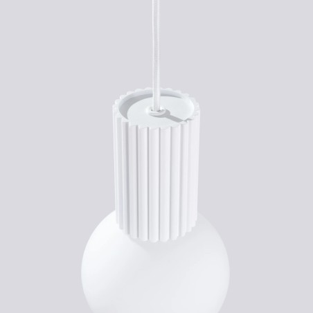 Pendant light Mido, white