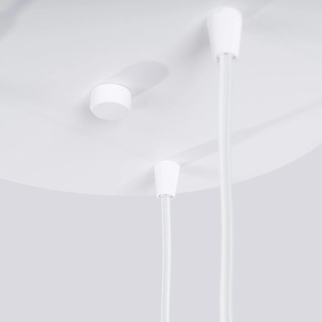 Pendant light Mido, white, 3 lights