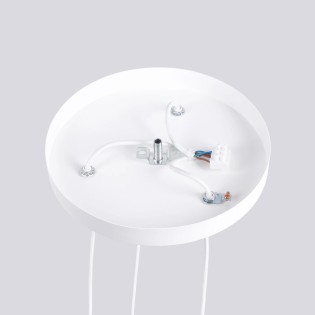 Pendant light Mido, white, 3 lights