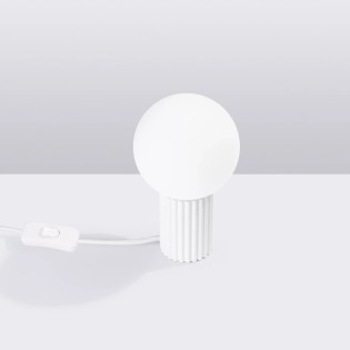 Table lamp Mido, white