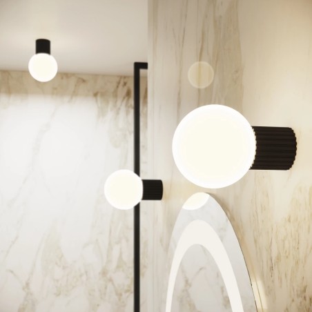 Wall light Mido, black