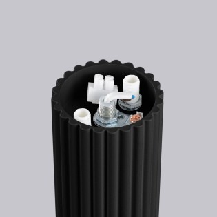 Surface spotlight Mido, black
