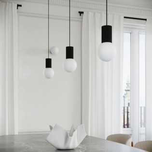 Pendant light Mido, black