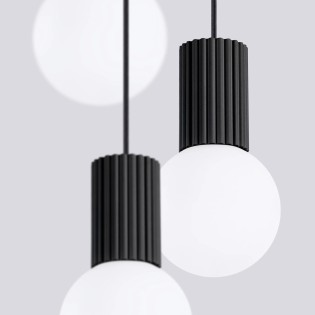 copy of Lámpara colgante Nato gris, 1 luz