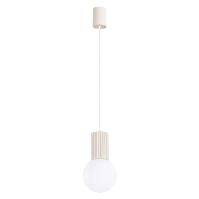 Pendant light Mido, beige