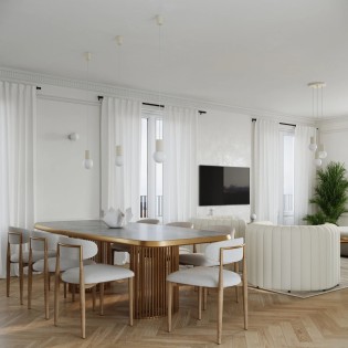 Pendant light Mido, beige